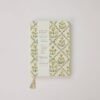 Paper Mirchi - Block Printed Ruled Notebook (A5) - Floral Lattice Buttercream