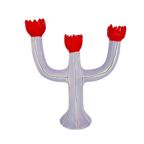 LAETITIA ROUGET Lilac Tulip Candleholder